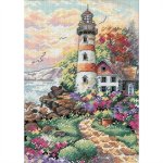 Gold Petites Beacon At Daybreak Counted Cross Stitch Kit (image for) Gold Petites Beacon At Daybreak Counted Cross Stitch Kit